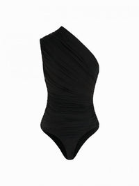 Gauge 81 - Tera One Shoulder Draped Jersey Bodysuit
