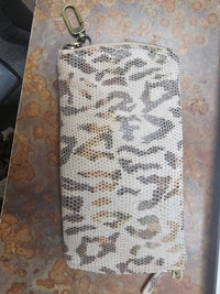 HOBO Women's Spark Double Sided Glasses Case in summer safari - women's bag - detail view