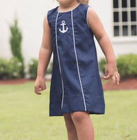 Lullaby Set - Girls Amelia Anchor Dress
