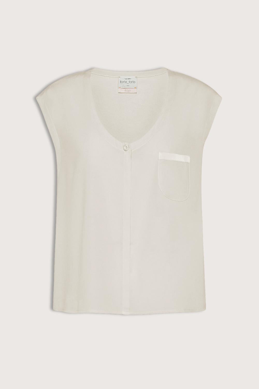 Forte Forte - Women's Matte Stretch Silk Top