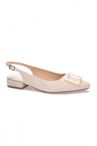 CHINESE LAUNDRY Women's Sweetie Linen Slingback Flats in beige - women's flats