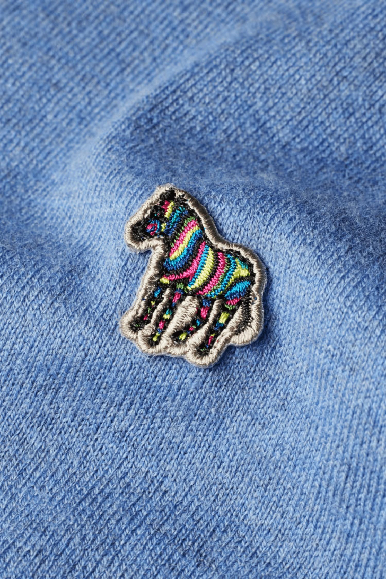 Paul Smith - Cotton-blend Zebra Logo Half Zip Sweater