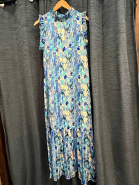 Jade - Ruffles Trim Maxi Dress