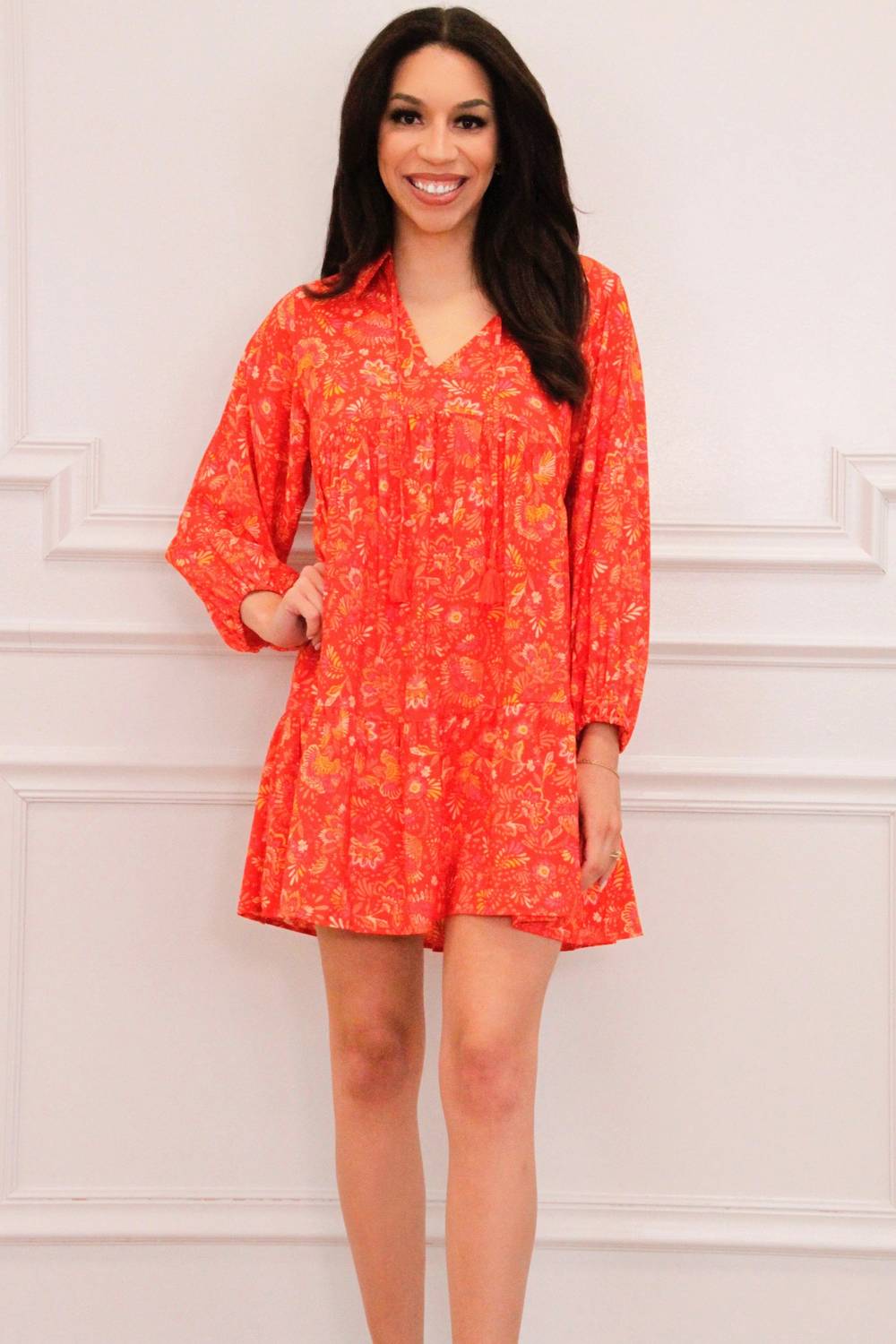 Day + Moon - Easy Breezy Floral Ruffle Dress