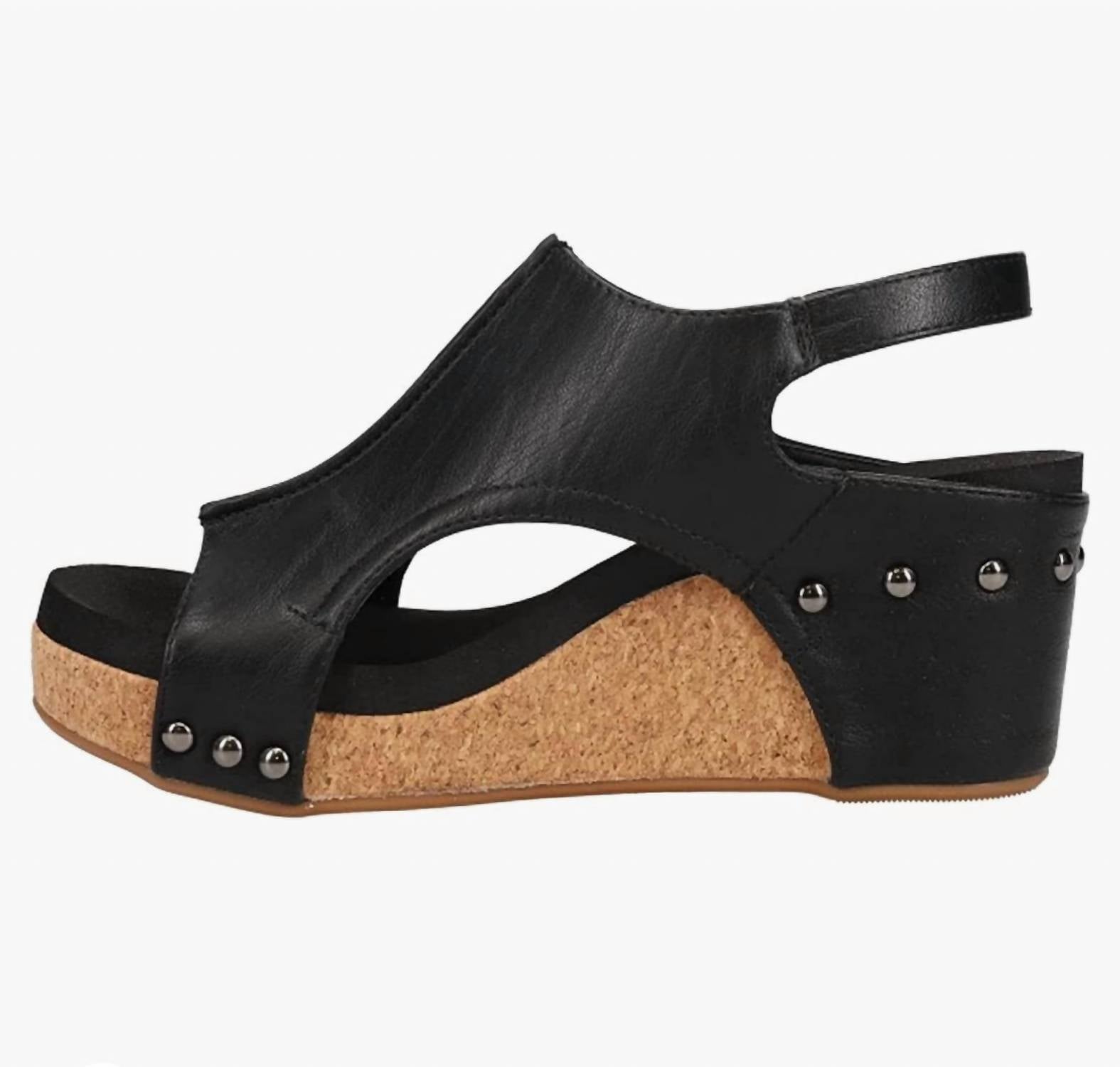 Corkys Footwear - Women's Carley Smooth Wedge Sandal