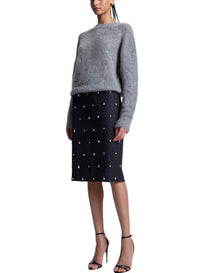 A.L.C. - Frankie Wool Cashmere Embellished Sweater