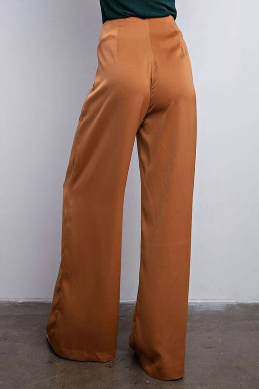 Glam - The Kyle High Waisted Wide Leg Dress Pants