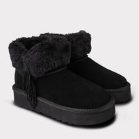 Lamo Women's Amari Suede Platform Boot in black - women's shoe - view 9