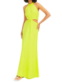 ALLISON NEW YORK Finn Maxi Dress in lime - women's dress