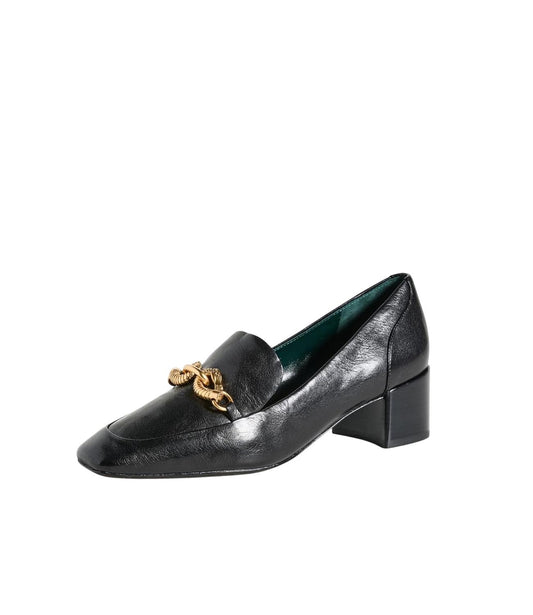 Tory Burch - Women's Jessa Leather Heeled Loafer