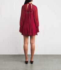 Staud - Chiffon Roux Mini Dress