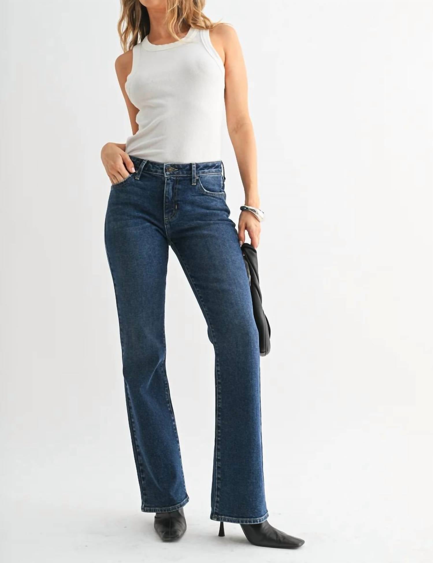 Just Panmaco Inc. - Low Rise Vintage Slim Bootcut