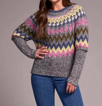 Tribal - Intarsia Crewneck Sweater