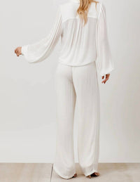 Maven West - Tie-Front Button-Down Blouse