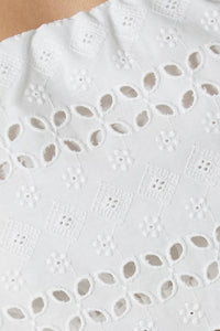 Faithfull The Brand - Abajo Cropped Eyelet Top