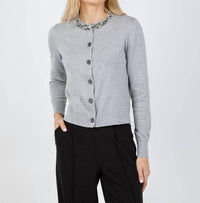 J. Society - Bella Jewel Neck Cardigan