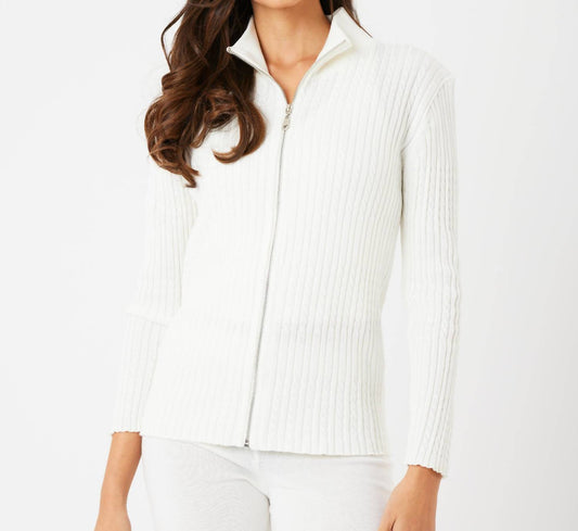 French Kyss - Braided Zip Up Jacket