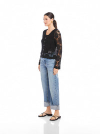 Fifteen Twenty - Nelly Crochet Soft Jacket