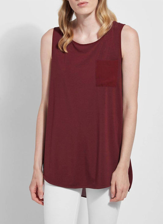 Sleeveless Split Side Top