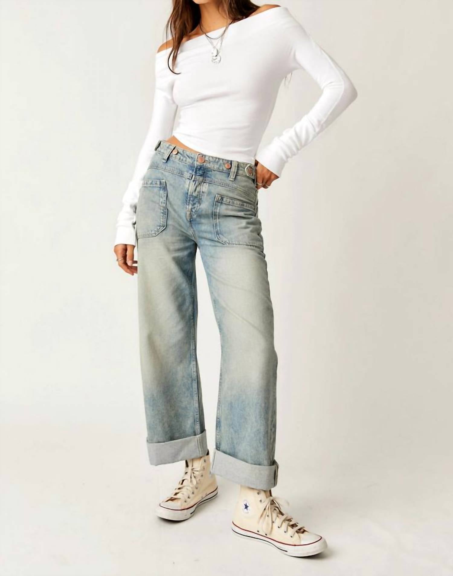Free People - Palmer Cuffed Jean
