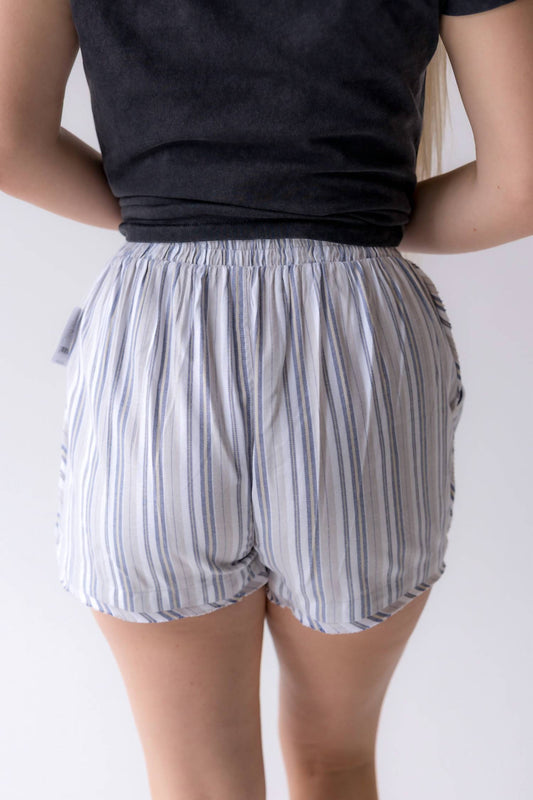 Free People - Day To Day Flannel Boxer Shorts