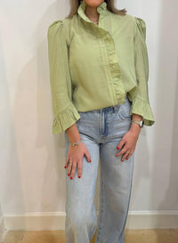 English Factory - Ruffle Detailed Long Sleeve Blouse