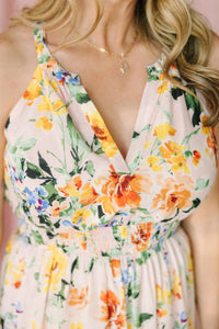 Lovestitch - Floral Halter Midi Dress