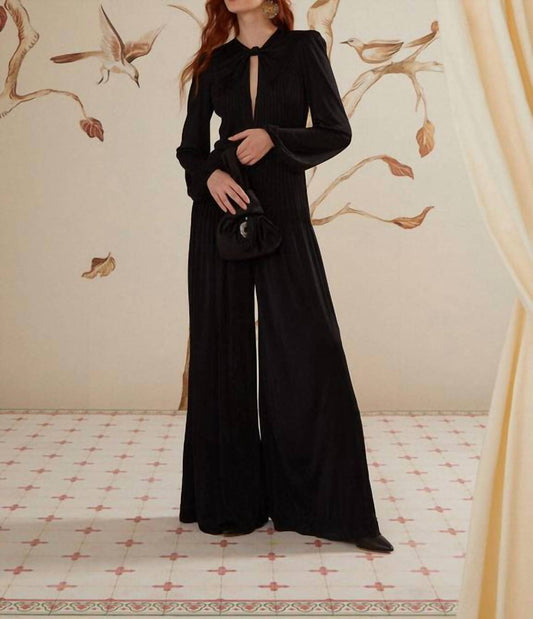 Farm Rio - Long Sleeve Knot Jumpsuit