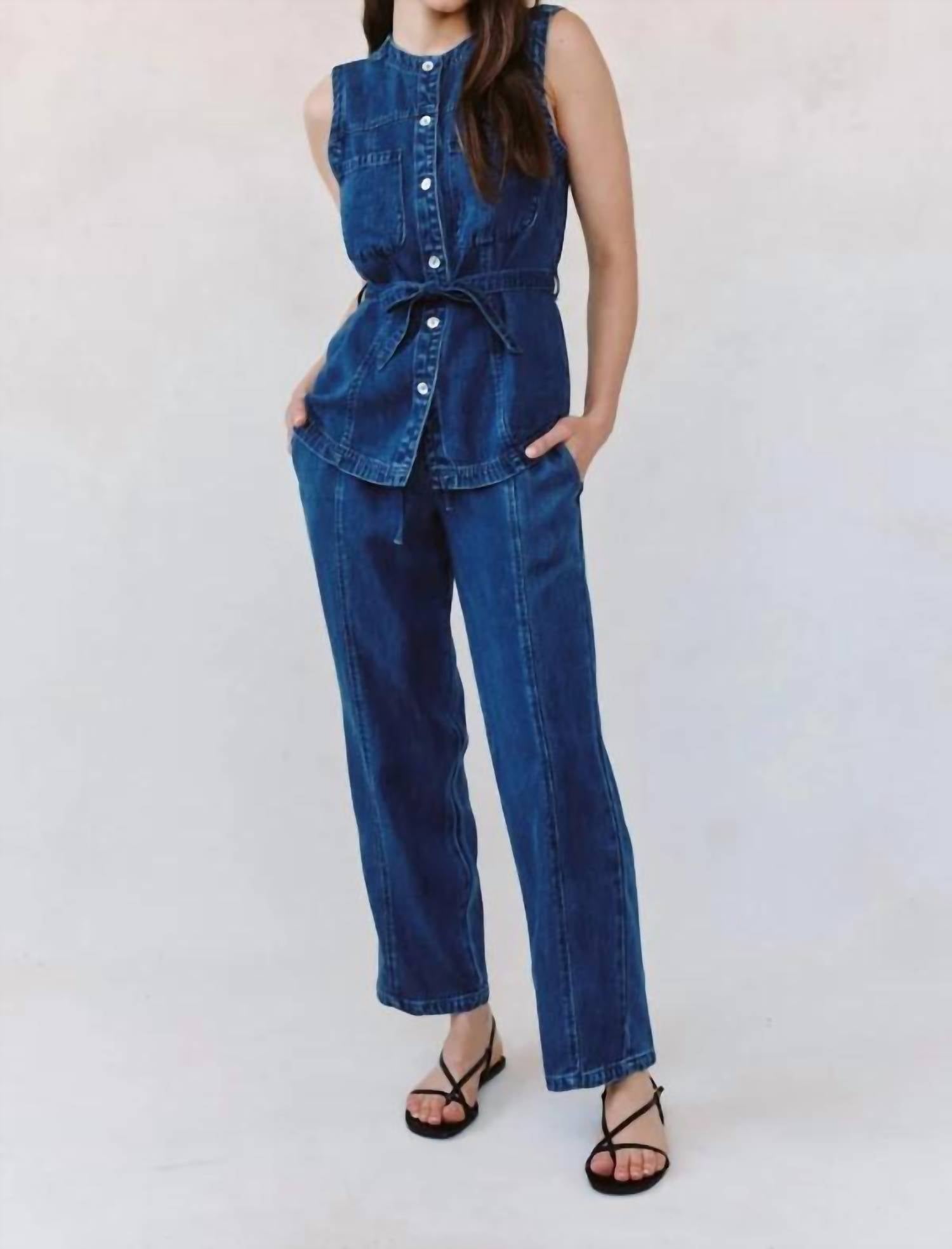 Bella Dahl - Seamed Belted Vest