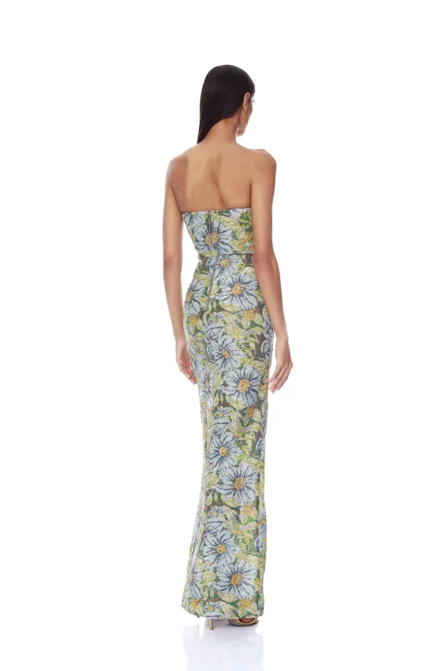 Bronx And Banco - Valentina Strapless Maxi Dress