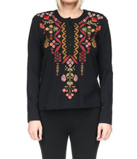Johnny Was - Women's Mix Henley Top