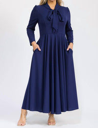 Karen T Design - Bow Tie A-line Dress