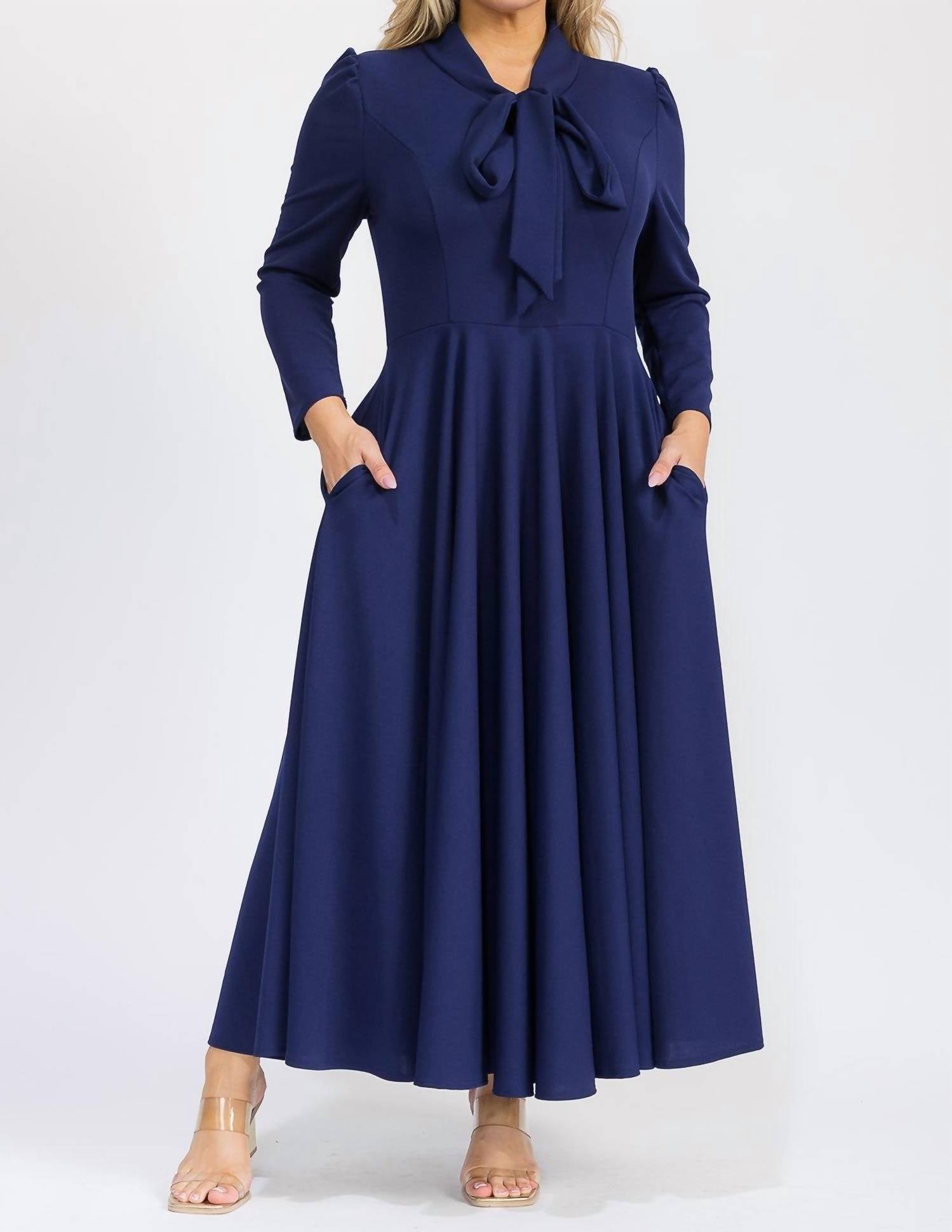 Karen T Design - Bow Tie A-line Dress