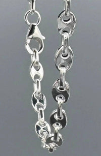 Something Silver - Women's Puffy Mariner Link Bracelet