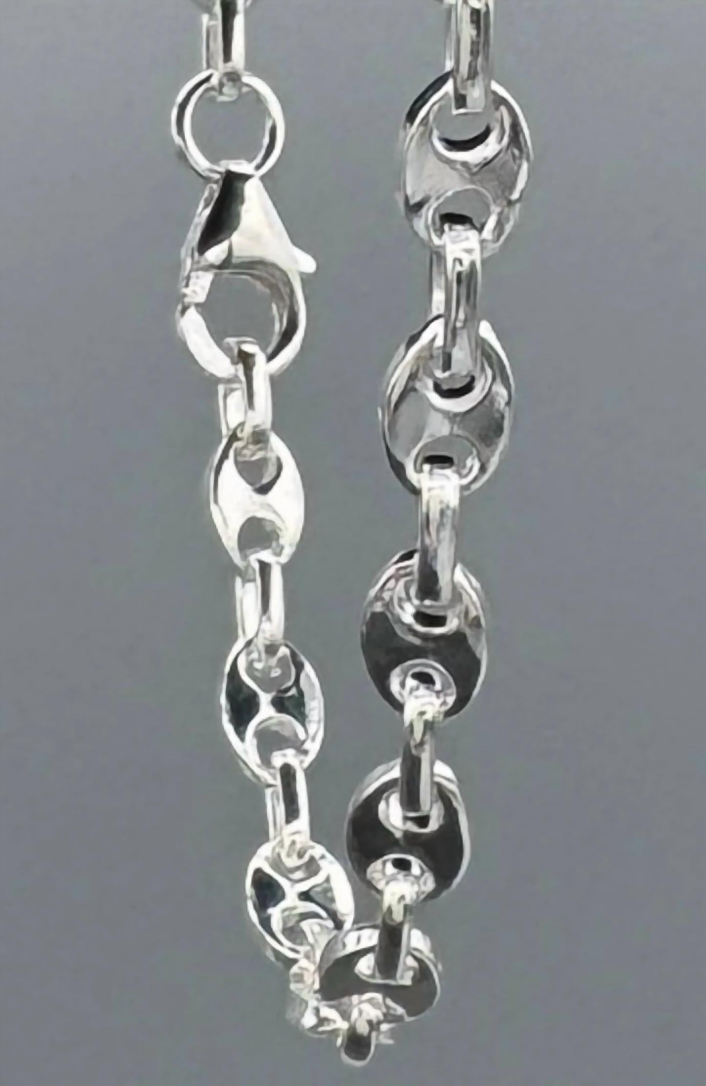 Something Silver - Women's Puffy Mariner Link Bracelet