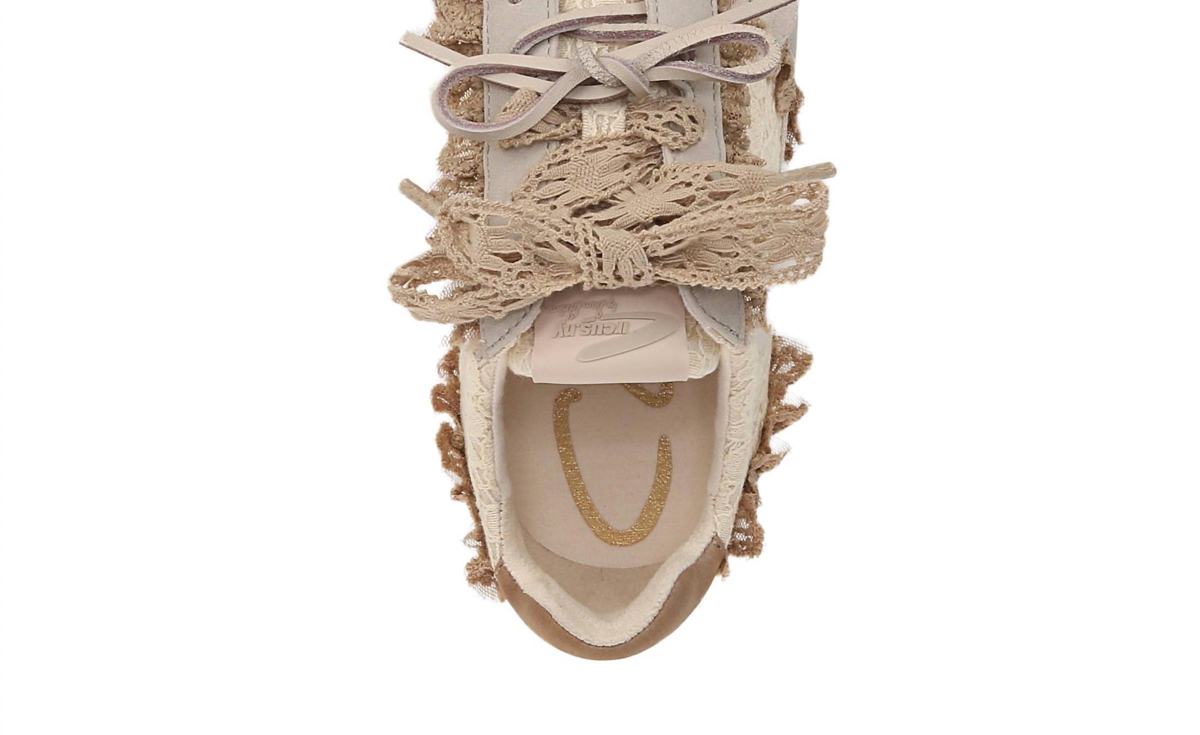 Sam Edelman Women's Nash Lace Up Sneaker in vanilla - women's sneaker - view 4