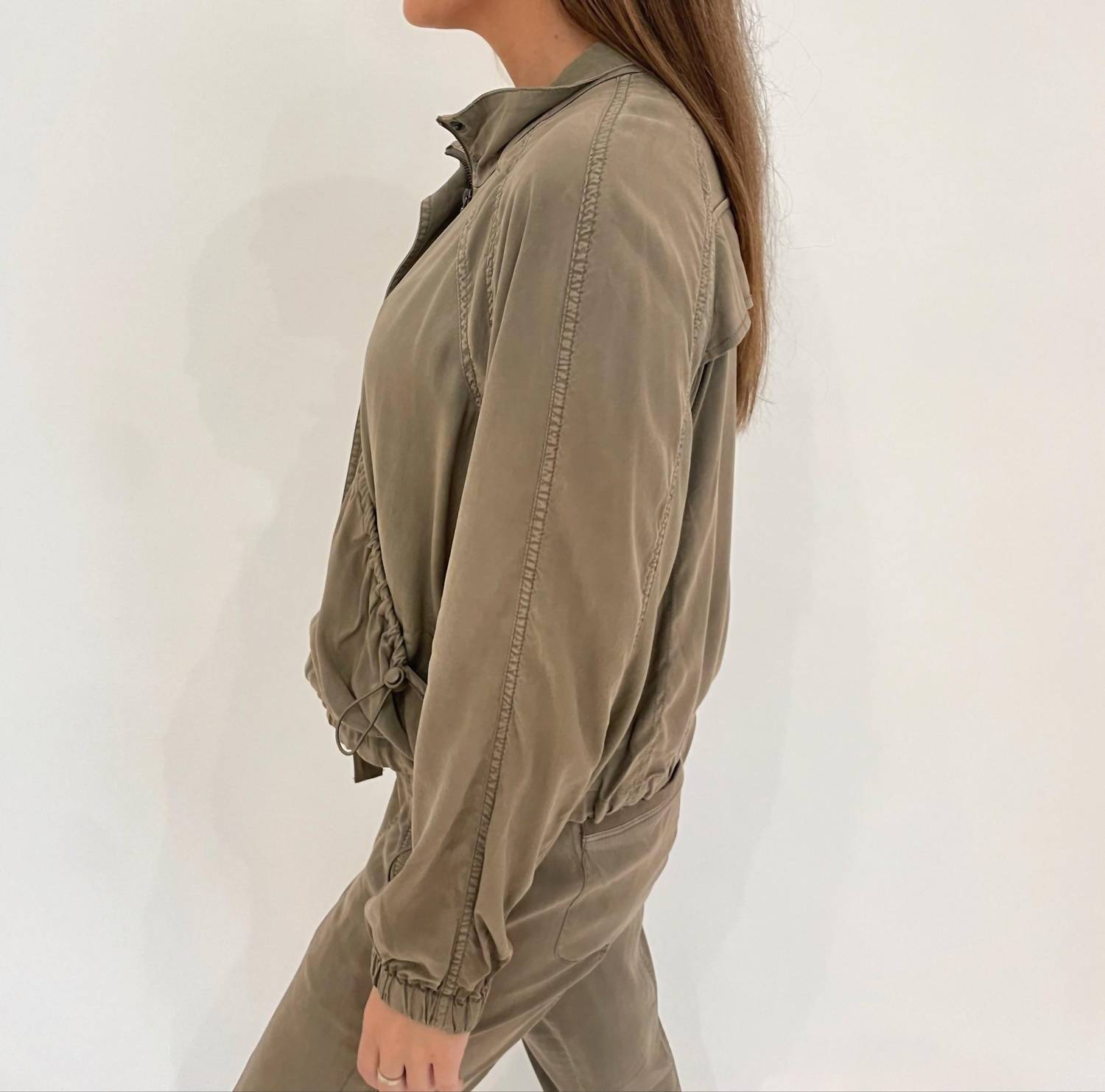 Marrakech - Bali Stretch Cupro Windbreaker Jacket