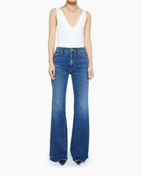 Mother - Lil Doozy Fray Hem Flare Jeans