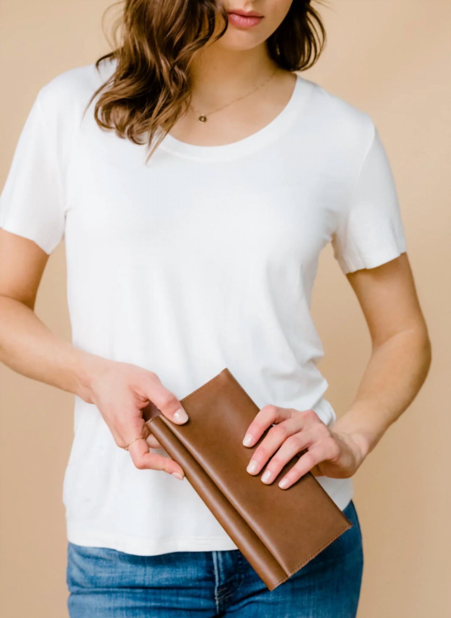 ABLE Women's Debre Wallet in whiskey - women's bag - alternate view