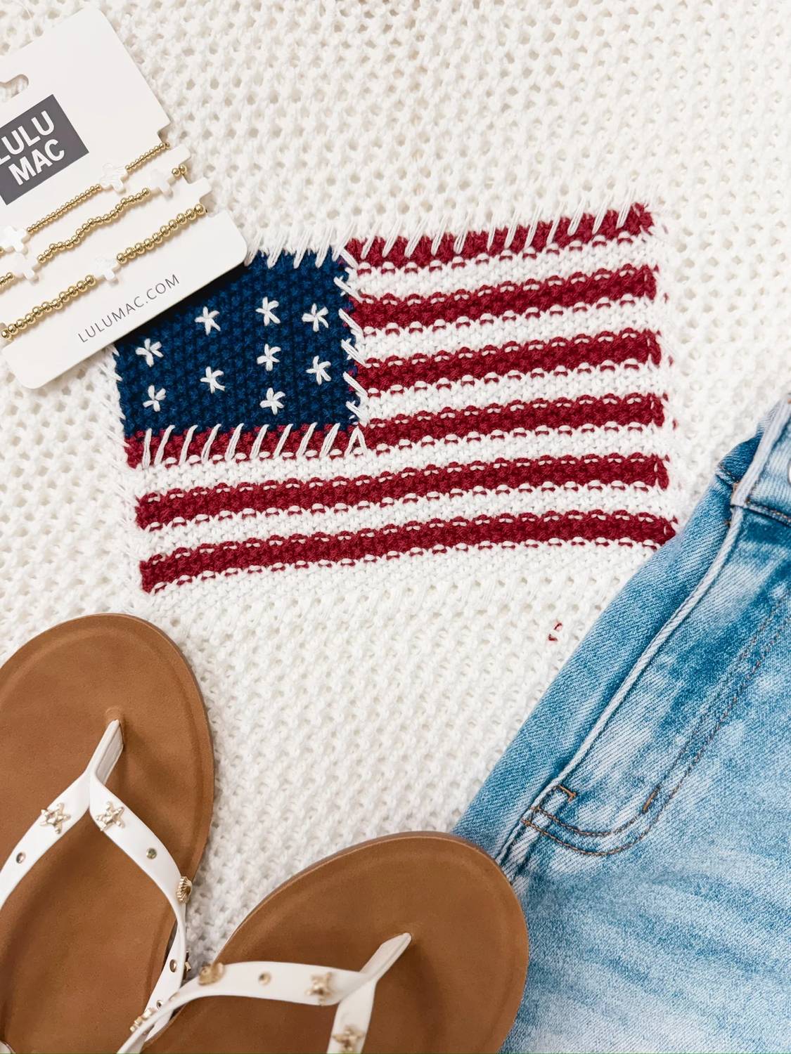 Thread & Supply - Acer Flag Knited Top