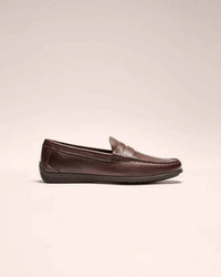 JOHNNIE-O Men's Baja Penny Loafer in chocolate - men's loafer