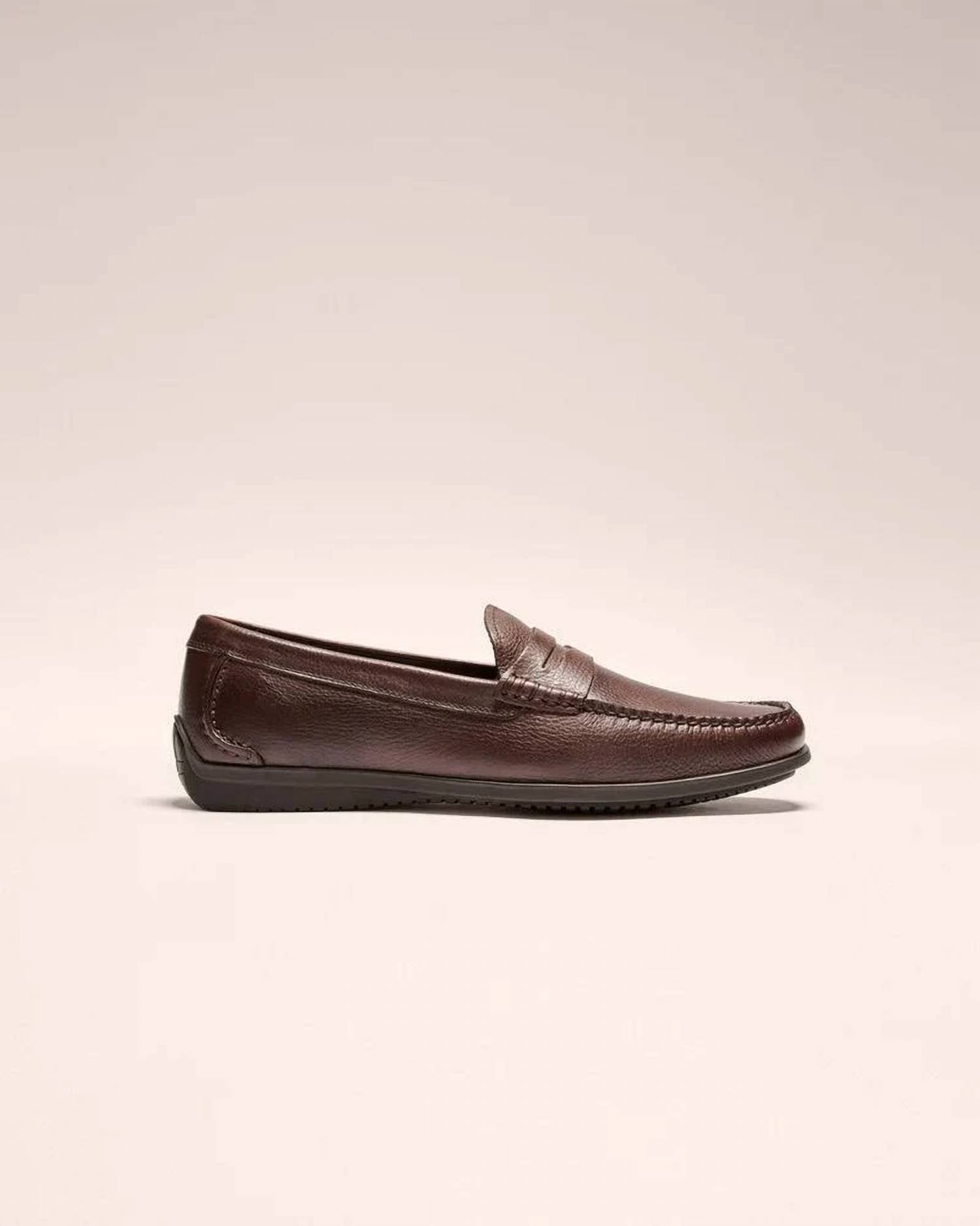 JOHNNIE-O Men's Baja Penny Loafer in chocolate - men's loafer