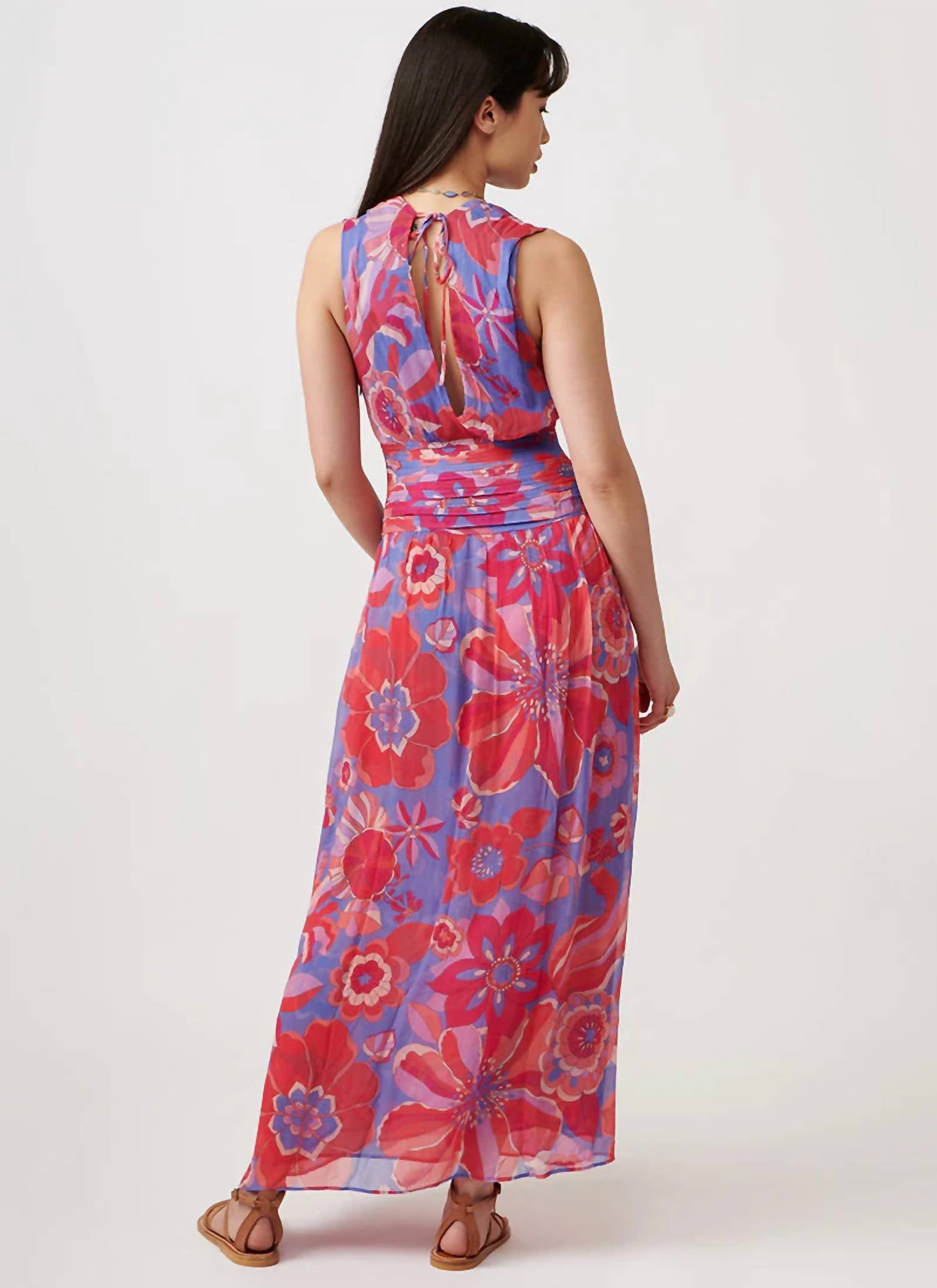 Rixo - Cecelia Print Sleeveless Maxi Dress