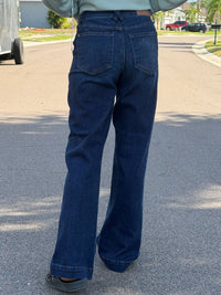 Judy Blue - Fancy Nancy Trouser Wide Leg Jean