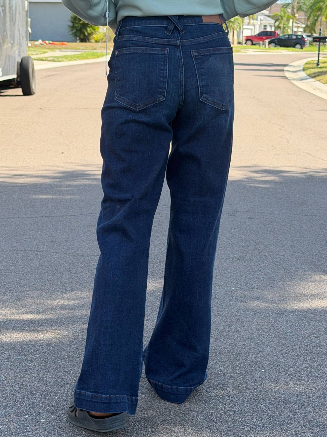 Judy Blue - Fancy Nancy Trouser Wide Leg Jean