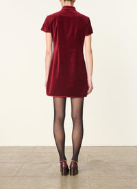 vanessabruno The Cerise Mini Dress - women's dress - detail view