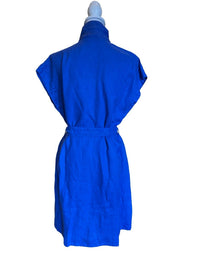 Haris Cotton - Women's Cap Sleeve Linen Shirt Dress