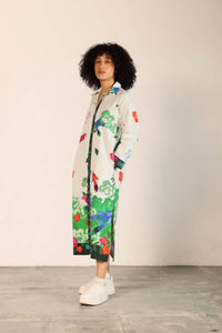 Maude Vivante - Eliza Poplin Button Down Midi Dress