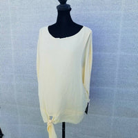 Vince Camuto - Long Sleeve See-through Blouse