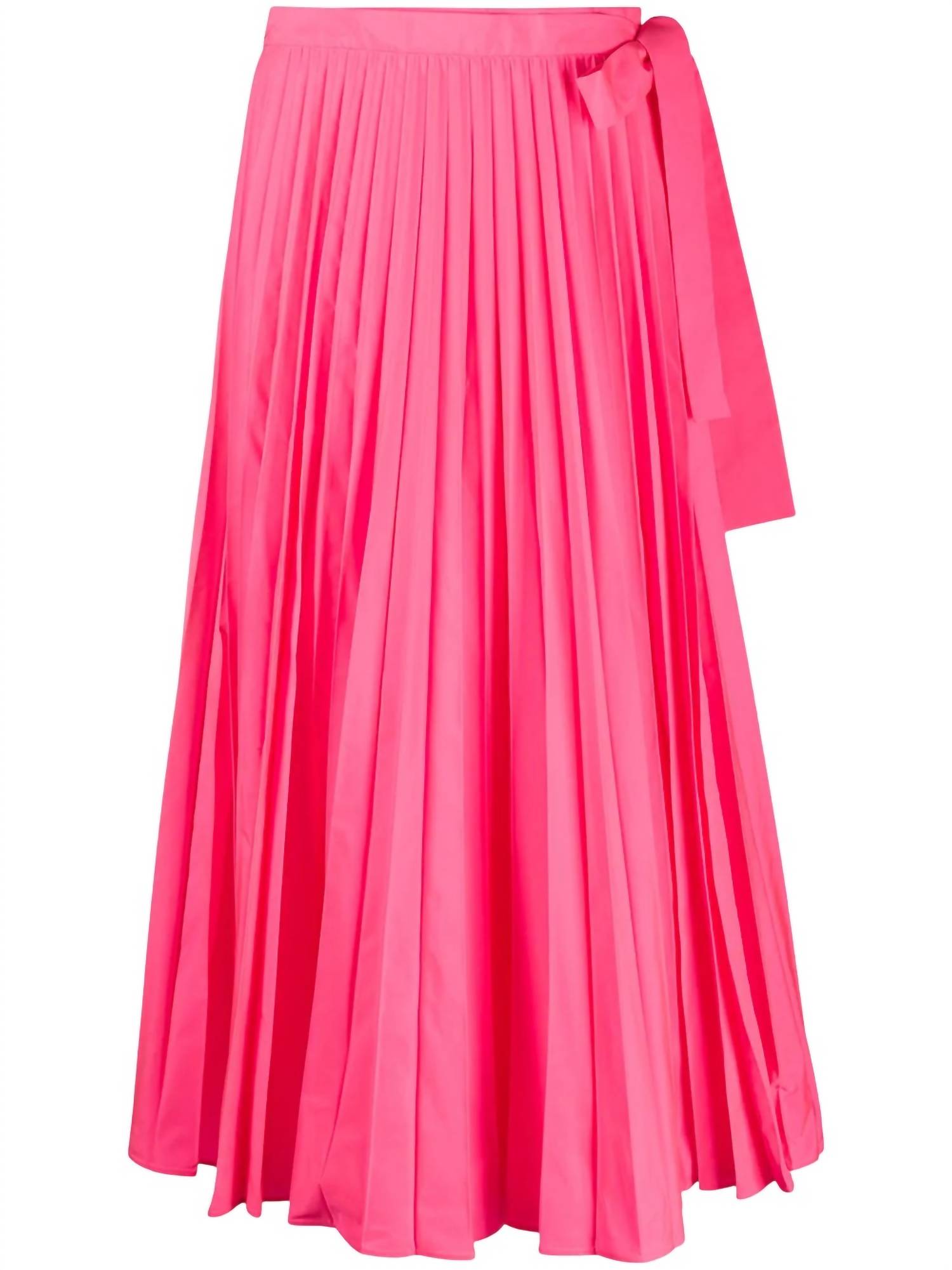 Valentino - Women's Tied-waist Pleated Skirt